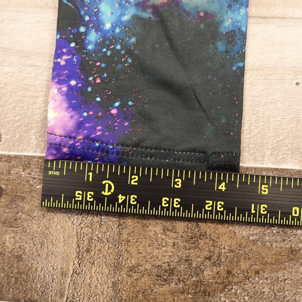 Star Wars astral pajama leggings Darth Vader women's medium black purple Disney - Picture 8 of 11